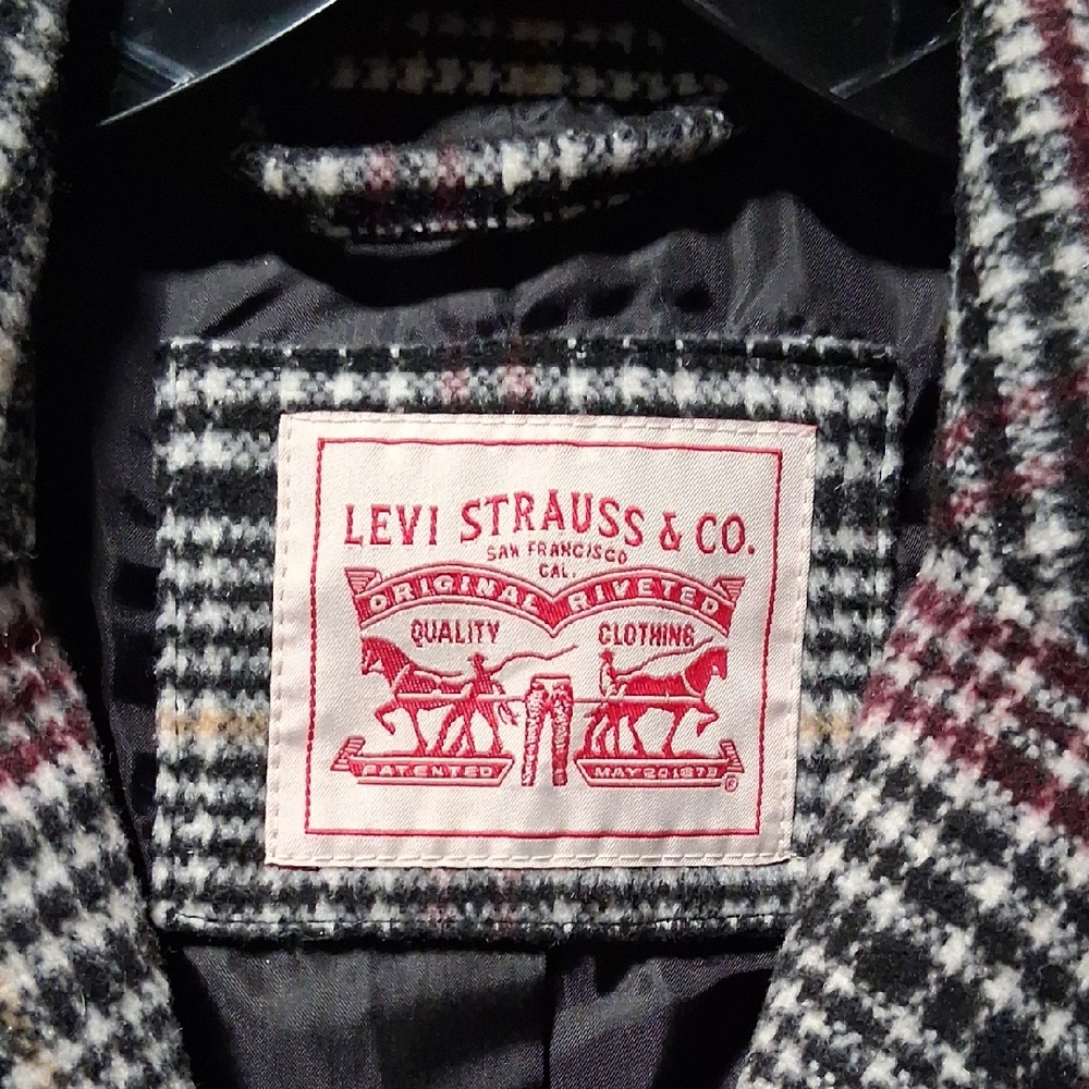 Levi's Checkered Wool Blend Jacket - image 2